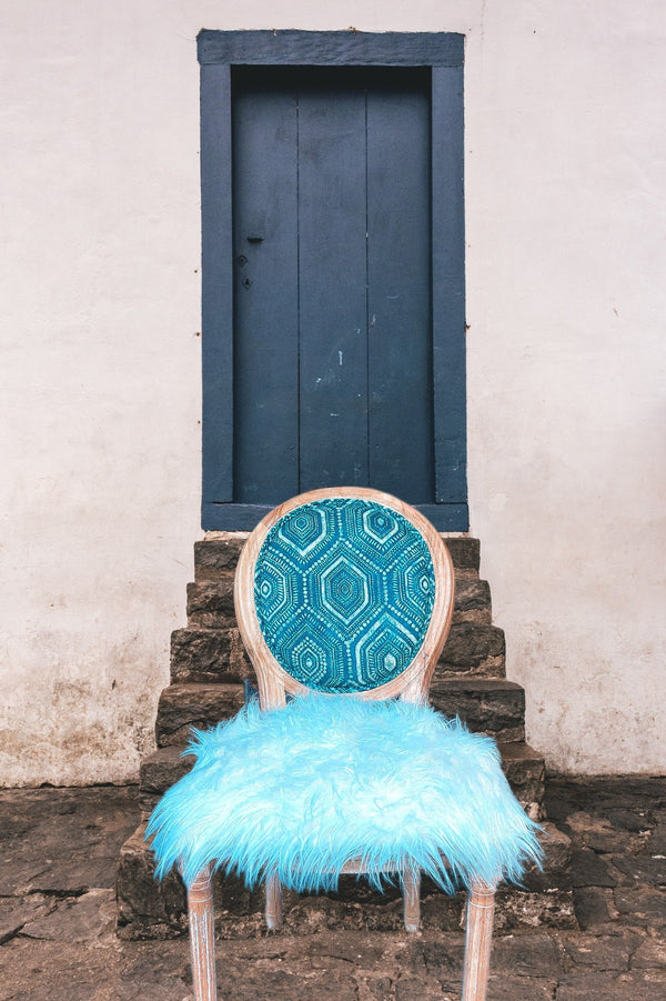 Customizable Fur Accent Chair - Luxurious Statement Piece