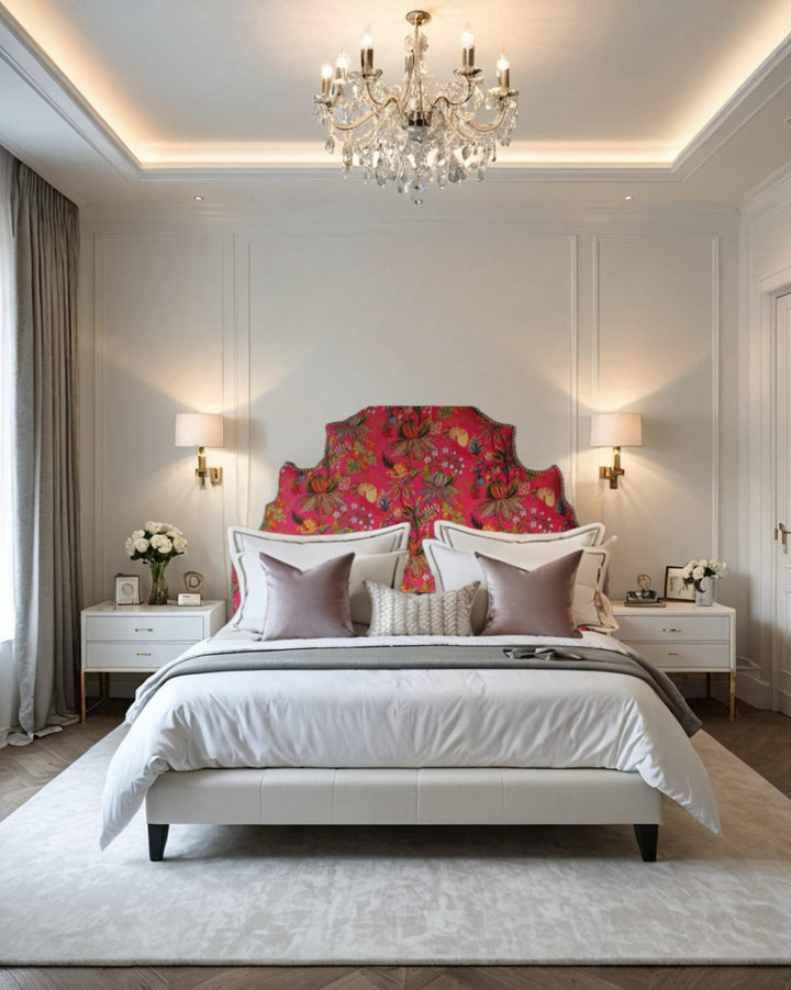 Luxe Designer Upholstered Headboard - Customizable Furniture