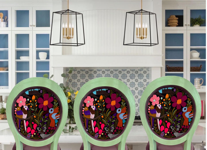 Chic Boho Barstools: Tailored Fabrics for Your Unique Space