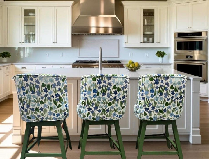 Chic Boho Barstools: Tailored Fabrics for Your Unique Space